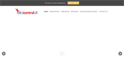 Desktop Screenshot of birdcontroluk.co.uk