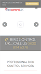 Mobile Screenshot of birdcontroluk.co.uk