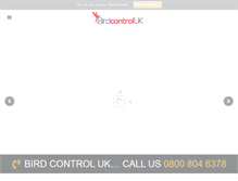 Tablet Screenshot of birdcontroluk.co.uk